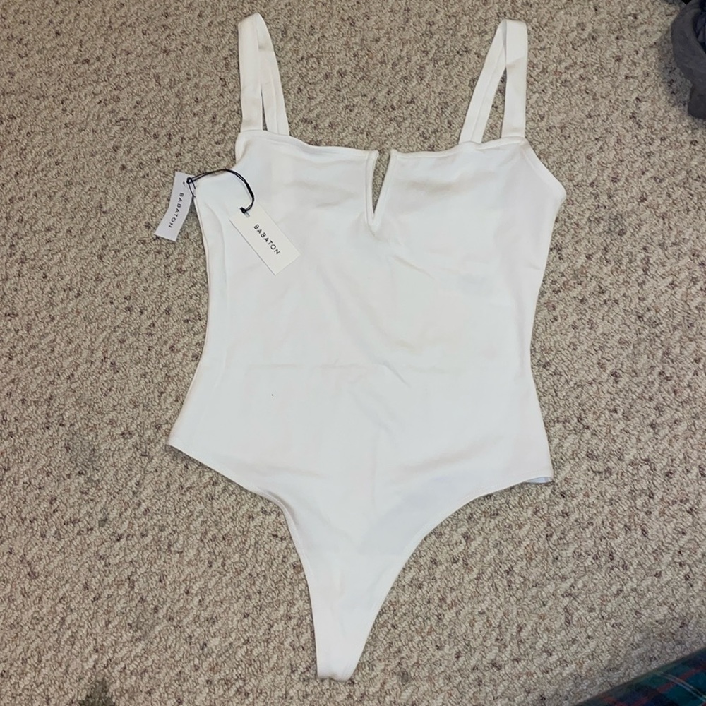 Aritizia White Bodysuit